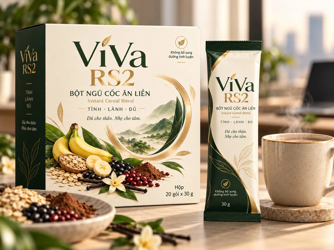 Ngũ cốc ViVa RS2 và các nguyên liệu